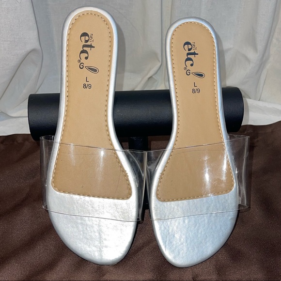 New Rue 21 etc! Translucent Sandals - Picture 3 of 5